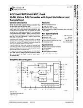 DataSheet ADC10464 pdf